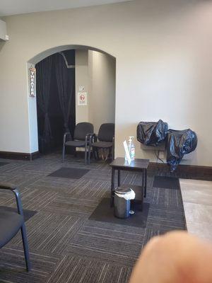 The theater room was good for the kids.