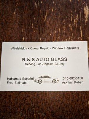 R & S Auto Glass