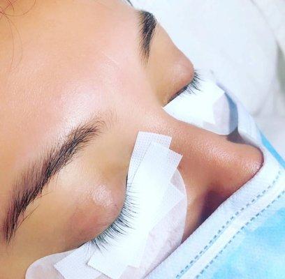 Before Classic Eyelash Extensions