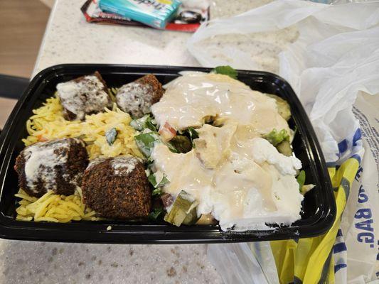 Falafel platter