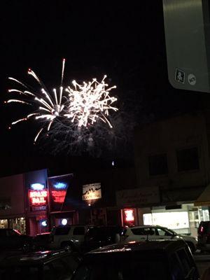 Fireworks over the Brass Rail, July 2, 2016