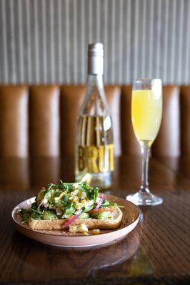 Brunch every Saturday & Sunday, 11 AM-2 PM. Enjoy flavor-packed dishes, $25 bottomless mimosas, brunch cocktails & mocktails