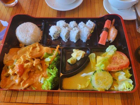 Salad was literally swimming in water