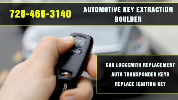 Automotive Key Extraction Boulder