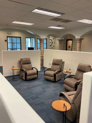 Lounge/Vitals Area with TV