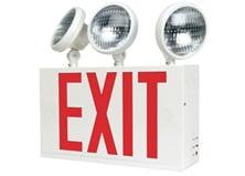 New York City Combination Exit Sign With Lights