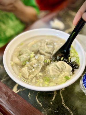 Secret stuffing wonton soup