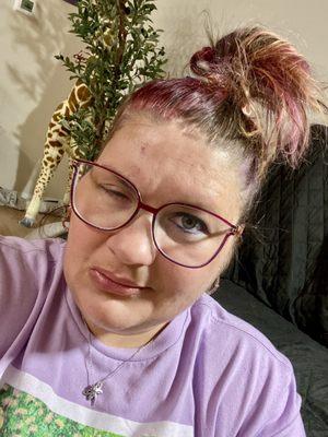 LOVE that she chose this pink/red!!!