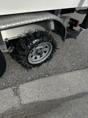 Blown tire :(