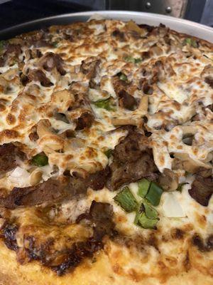 Loaded Potatoes -Yum! Almost as good as the pizza