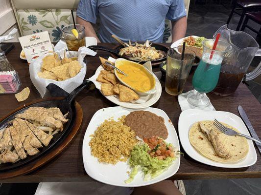 Chicken Fajita. Picante Fajita Steak