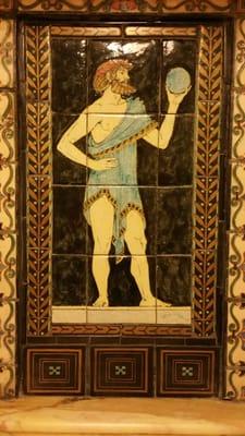 The deco art in the walls is terrific