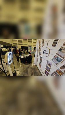 Our Aura Open-Air Photo Booth: Sleek, modern, and perfect for every event.