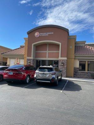 His office off of Mercy Rd!