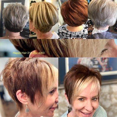 Short Hair Cut Styles
Call for an appointment. $60 starting
Open on Sundays by appointment only.