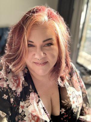 The light shows the perfect color.