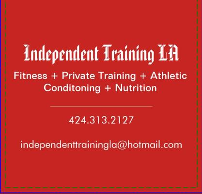 Independent Training LA