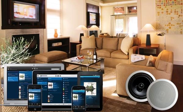 Whole Home Audio Manageable from Your Smart Phone or Tablet