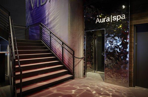 Aura spa: The Yards entryway