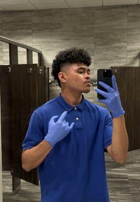 This us after the perm and haircut