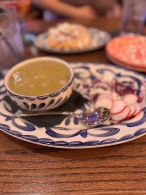 Cup of Pozole Verde