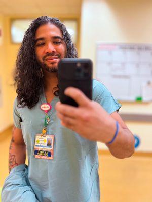 Before my hair cut. My hair was actually longer than what you see in the photo. This picture was taken in March 2023.