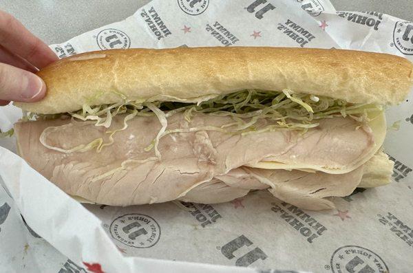 Turkey Tom submarine sandwich