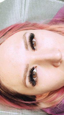 Mega volume lashes, to book text or call 702-782-9447 or follow on Instagram @coco_lashdolls_lv