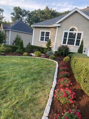 A place we landscaped, from materials we purchased from Busy Bee!