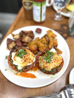 chili crisp eggs provencal