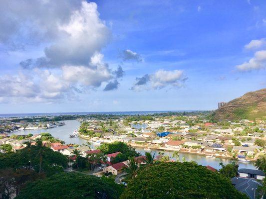 The view from our balcony. It doesn't get better than this.