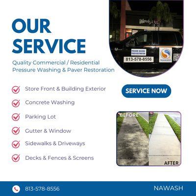 Nawash Pressure Wash & Paver Restoration
