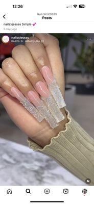 Ask for our nail tech Jess