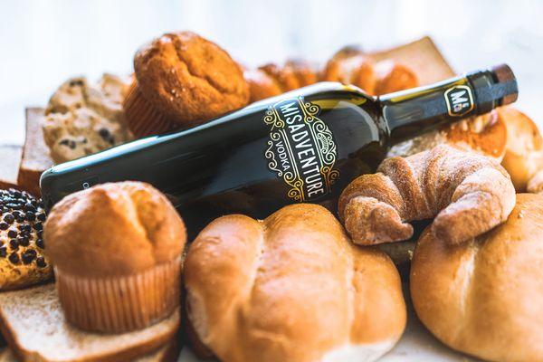 Misadventure is the first spirit in the world made from upcycled surplus baked goods!