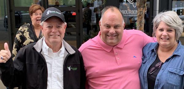 Colonel Ron and his asst. Driver.