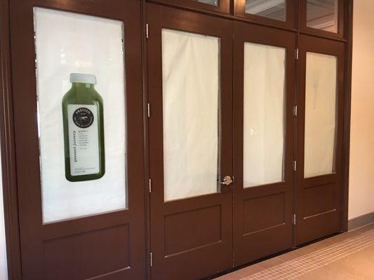 Right next to Soul Cycle, they will soon be opening a pressed juicery.