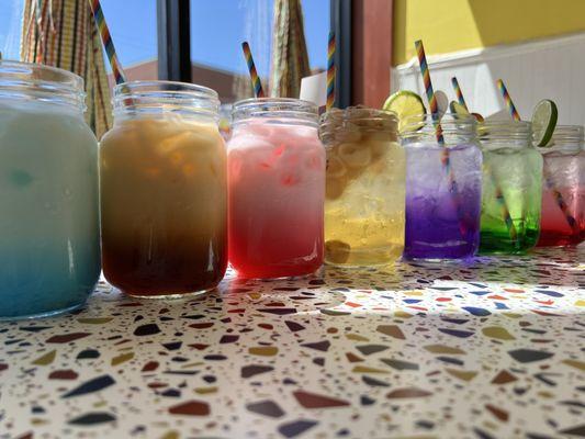 Rainbow drink