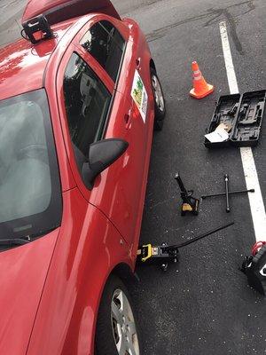 Equipped and ready for any roadside situation!