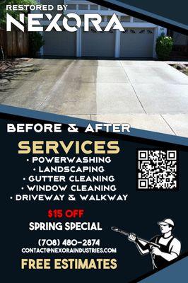 Nexora Power Washing & Landscaping Services