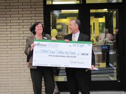 Giving back to our community