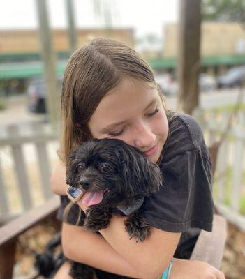 We appreciate Becca'a Poochie Paradise team for being gentle with our little Buddy.