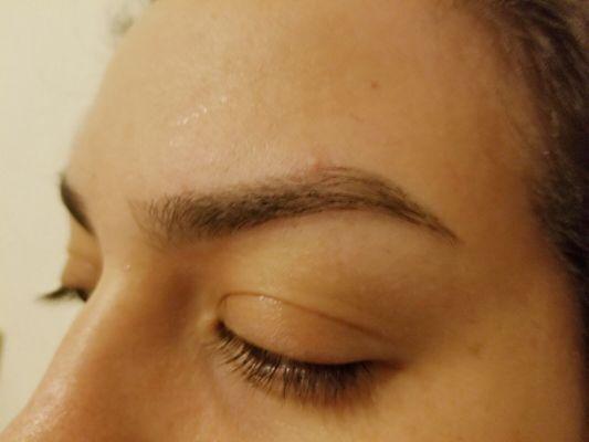 Before and After of my brows! Love them! Thank you!