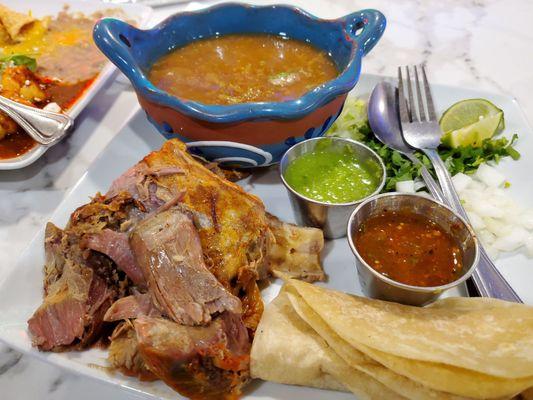 Barbacoa de Borrego - one person combo