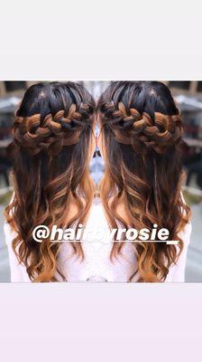 Hairstyle done by Rosie @hairbyrosie_