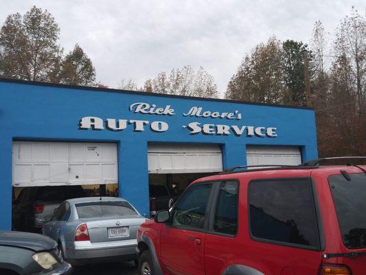 Angled view of the shop