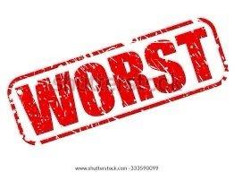 The word "worst"