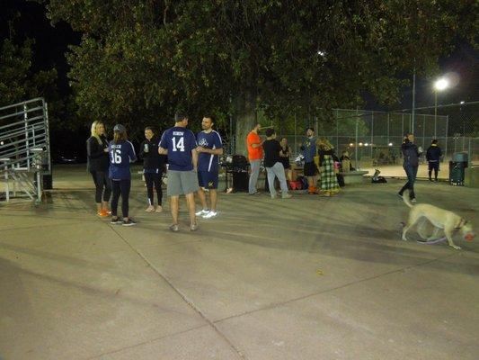 All the teams get along great and hang out together after - great comradery among the teams.