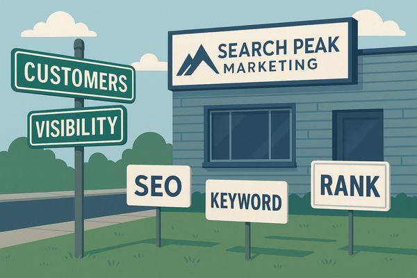 Search Peak Marketing Customer Visibility. Seo, Keyword, Rank