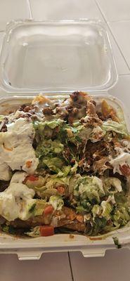 Nachos, flautas, chile rellano