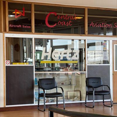 The office inside Salinas Airport.